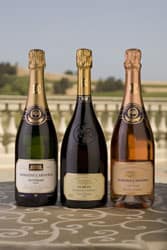 Brut Cuvee, Le Reve Blanc de Blancs, and Rose Cuvee de Pompadour