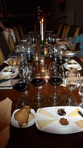 Our private tasting in Khaledi Darioush' cellar library