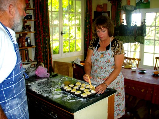 Lisa Making Croissants